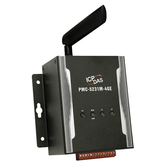 PMC-5231M-4GE IIoT Power Meter Concentrator with 4G Cellular Communication