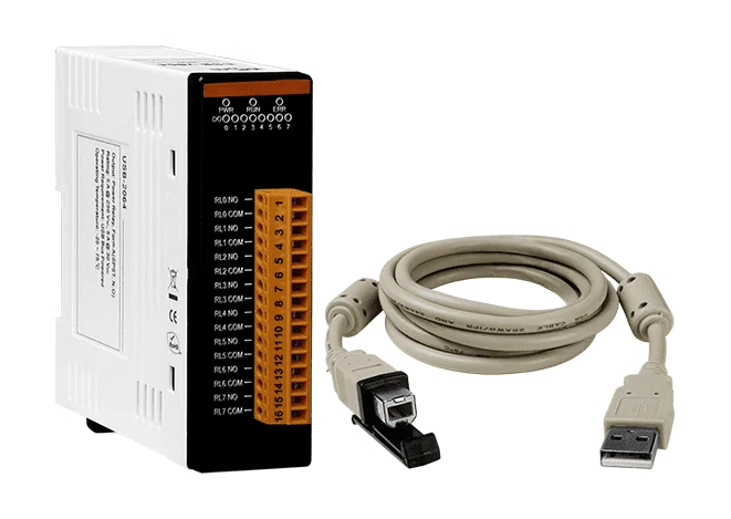 USB-2064 USB I/O Module, 8-ch Power Relay Output