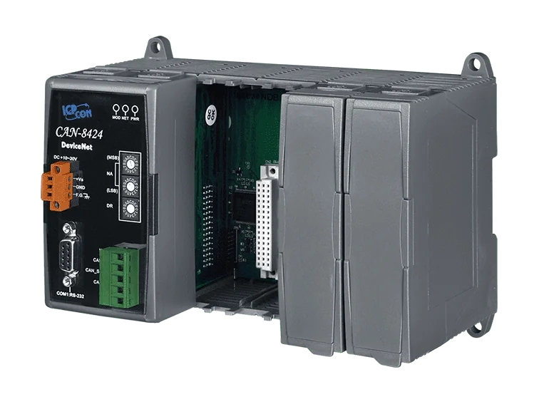 CAN-8424-G DeviceNet Remote I/O Unit, 4 I/O Slots
