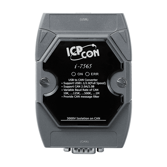 I-7565-G Intelligent USB to CAN Converter, 3000 Vrms Isolated CAN Port