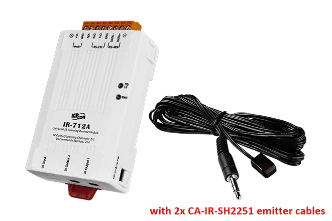 IR-712A Universal IR Learning Module, 2-ch IR Output, RS-232/RS-485