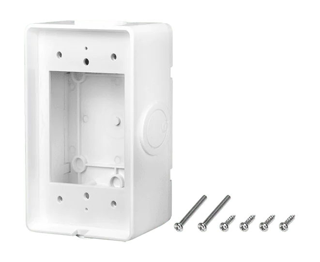 EWB-T43 4.3-inch External Wall Mounting Box, Plastic Casing