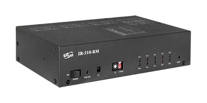 IR-310-RM IR-Controlled 10-Channel High Power Relay Module, Modbus RTU
