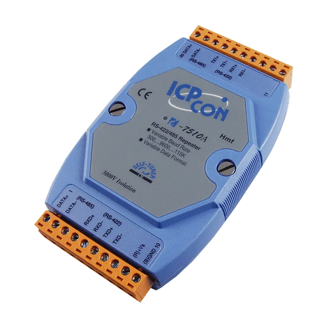 I-7510A Isolated RS-422/RS-485 Repeater/Converter, 2-Way 3 kV Isolation