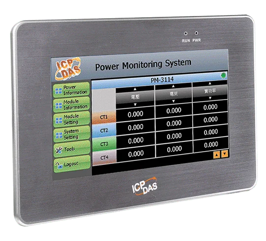 PMD-2201-TC Power Meter Concentrator, 7" Touch Panel (Traditional Chinese)