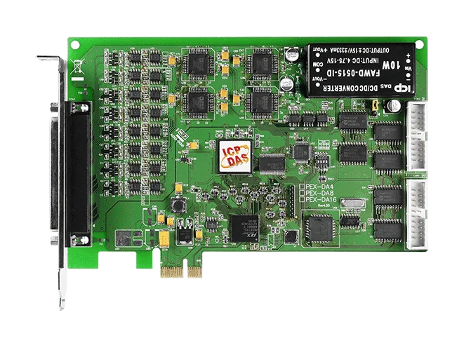 PEX-DA4 PCI Express Analog Output Board, 4-ch 14-bit AO