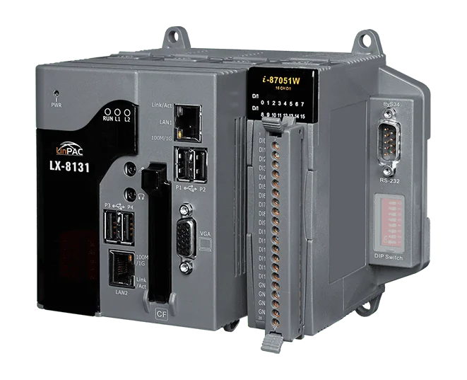 LX-8131 Linux PAC with x86 Dual-Core CPU and 1-Slot I/O Expansion