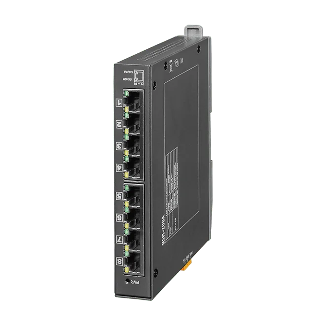 NSM-208A Unmanaged 8-Port Industrial 10/100 Mbps Ethernet Switch, Metal Case