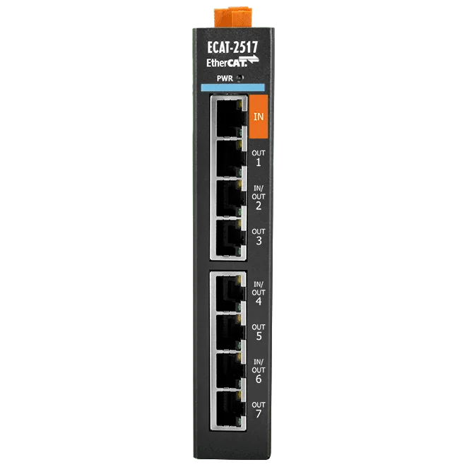 ECAT-2517 8-port EtherCAT Junction SubDevice Module