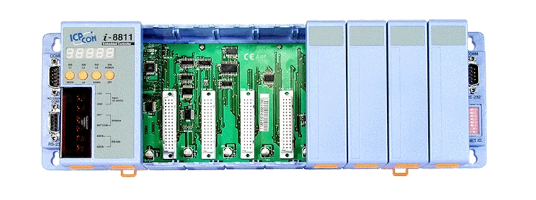 I-8811 Embedded Controller, 8-Slot MiniOS7 PAC with 80188-40 CPU