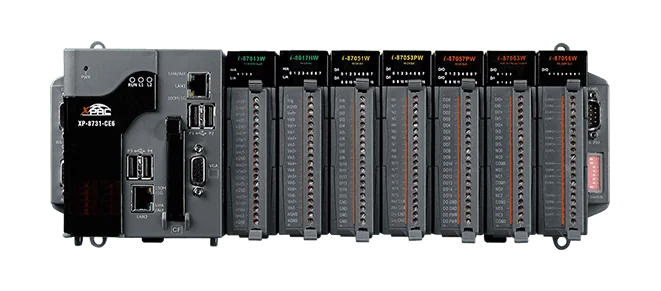 XP-8731-CE6 7-Slot WinCE 6.0 PAC, x86 1 GHz Dual-Core Controller