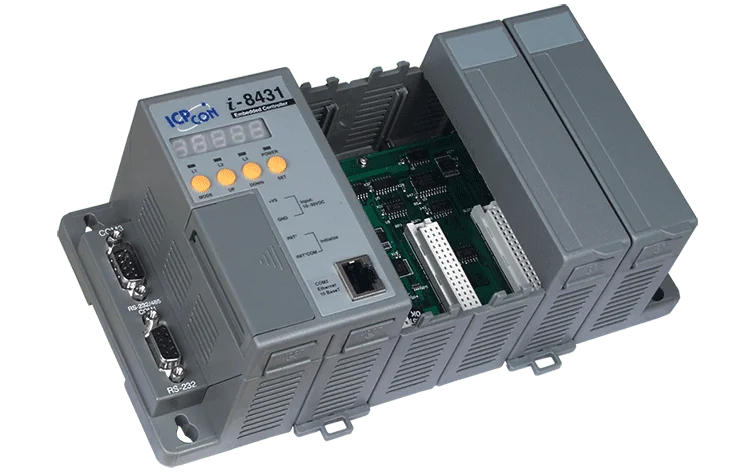 I-8431-G 4-Slot Ethernet Embedded Controller, 80188-40 CPU with MiniOS7
