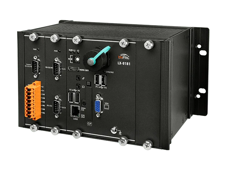LX-9181 1-Slot Linux PAC with E3845 CPU, Metal Case