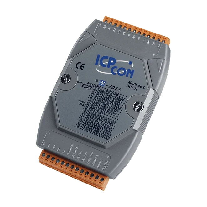 M-7015-G RTD Input Module, 6-ch 16-bit with Modbus RTU and DCON