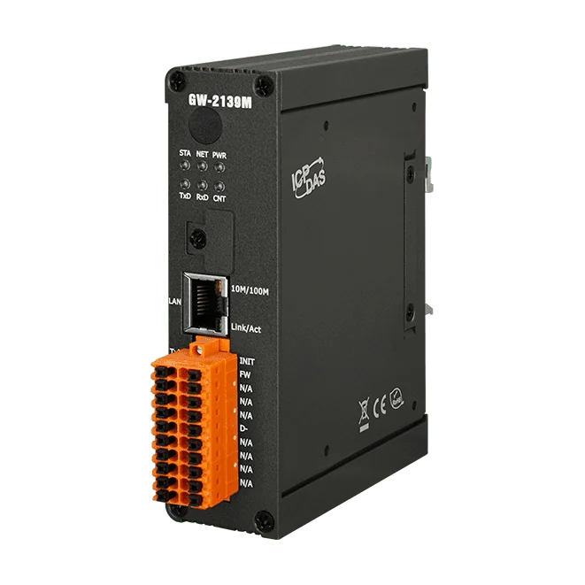 GW-2139M Modbus TCP to BACnet MS/TP Gateway