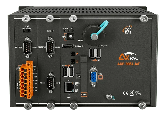 AXP-9051-IoT Windows 10 IoT PAC with Intel Core i5-8365UE CPU