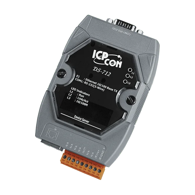 DS-712 Serial-to-Ethernet Device Server, 1-port RS-232 (DB-9)