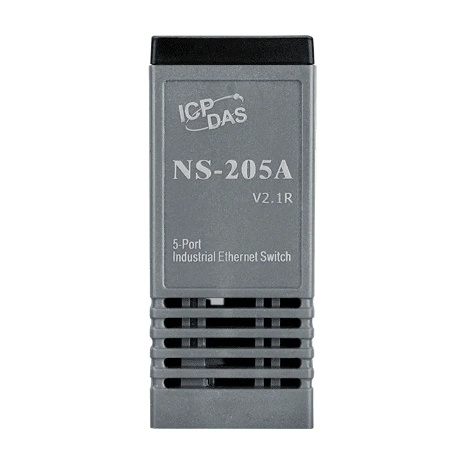 NS-205A Unmanaged 5-Port Industrial Ethernet Switch, +12 to +56 VDC