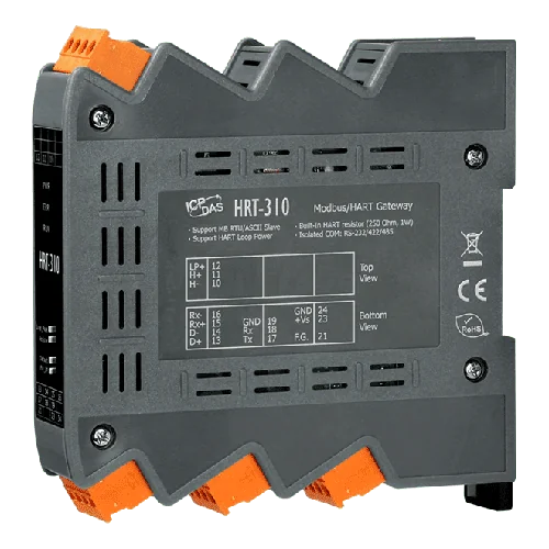 HRT-310 Modbus RTU/ASCII to HART Gateway, 1-Port HART Master