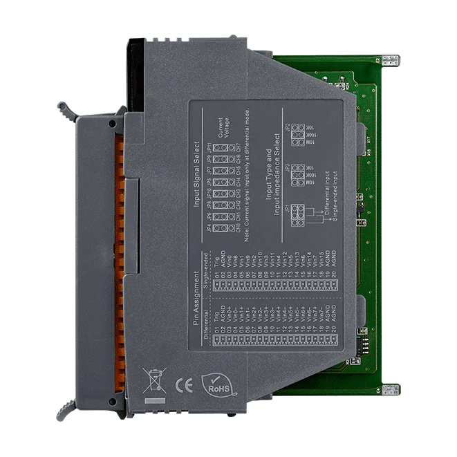 I-8017HCW-G 8/16-ch Analog Input Module, 14-bit, 100 kHz, Voltage/Current Input