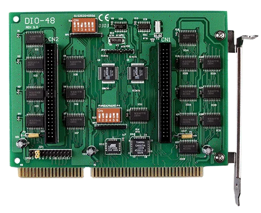 DIO-48 ISA Digital I/O Board, 48-ch Bi-directional TTL I/O