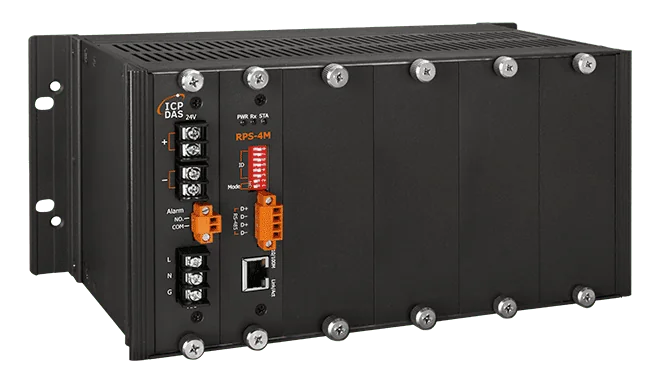 RPS-4M 4-Slot Redundant Power Communication Module, Modbus RTU/TCP
