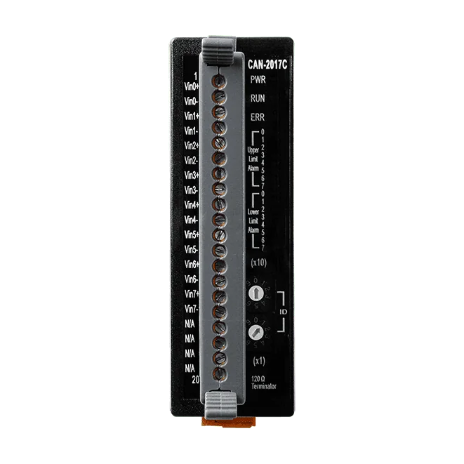 CAN-2017C CANopen Slave Analog Input Module, 8-ch AI