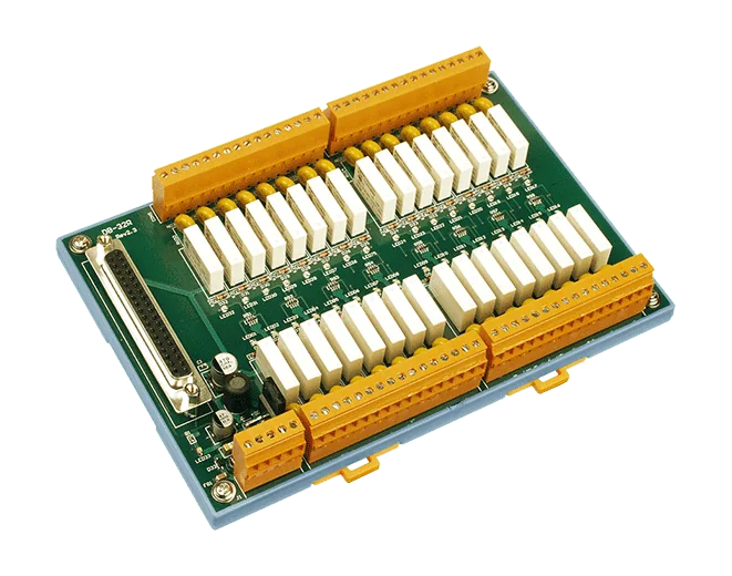 DB-32R 32-ch Form A Relay Daughter Board with DIN-rail Mounting