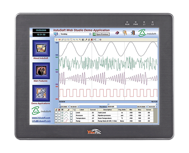 VP-6239-CE7-1500 15" InduSoft ViewPAC with Touch Panel and 3 I/O Slots