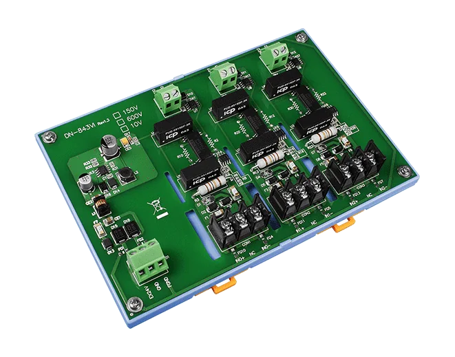 DN-843VI-600V 3-Channel ±600 Vpp Voltage Attenuator with Isolation
