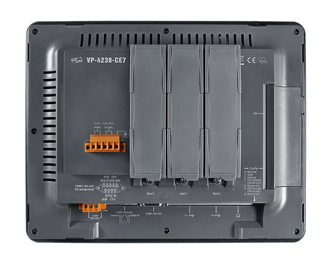 VP-4238-CE7 10.4" Win-GRAF ViewPAC, Cortex-A8 WinCE 7.0 with 3 I/O Slots