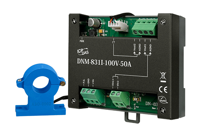 DNM-831I-100V-50A Voltage Attenuator and Current Transformer, ±100 V / ±50 A