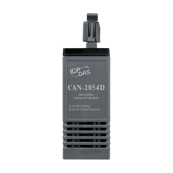 CAN-2054D DeviceNet Slave Module, 8-ch Isolated DI and 8-ch Isolated DO