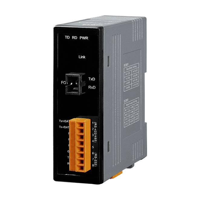 I-2542-B Single-Strand Fibre Converter, RS-232/422/485 to SC Single-Mode 15 km