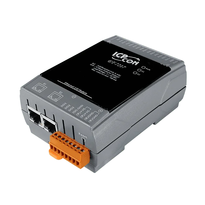 ET-7217 Ethernet I/O Module, 8-ch Analog Input, 4-ch Digital Output