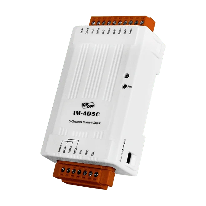 tM-AD5C 5-Channel Isolated Current Input Module, RS-485 Modbus RTU