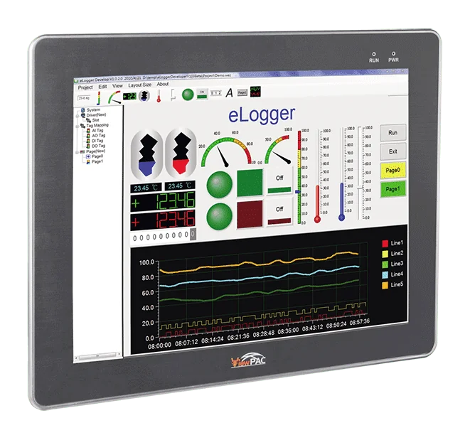 VP-6201-CE7 15-inch WinCE ViewPAC, Cortex-A8 HMI/PAC with Touch Panel