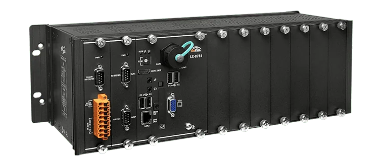 LX-9781 7-Slot Linux PAC with E3845 CPU, Metal Case