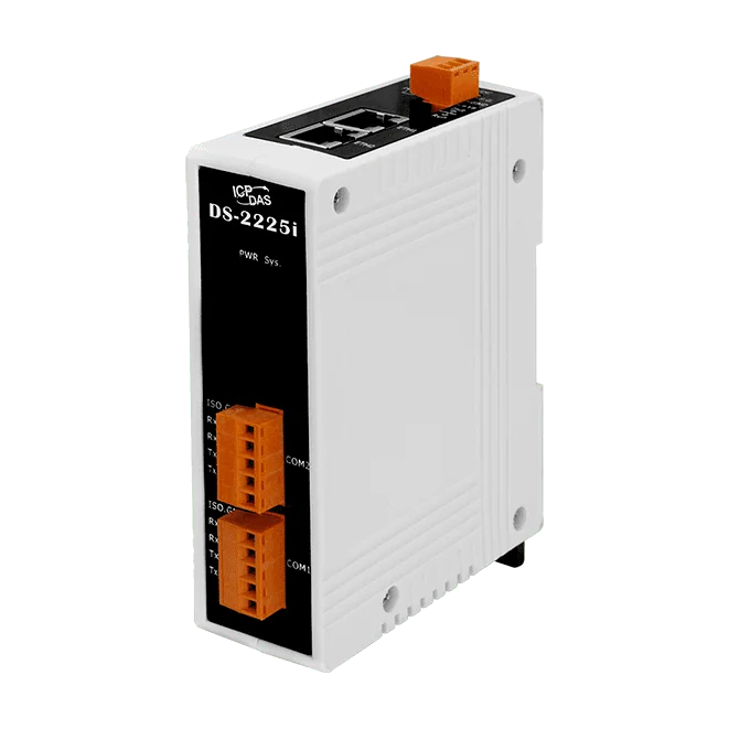 DS-2225i Serial-to-Ethernet Device Server, 2x RS-422/485 Isolated