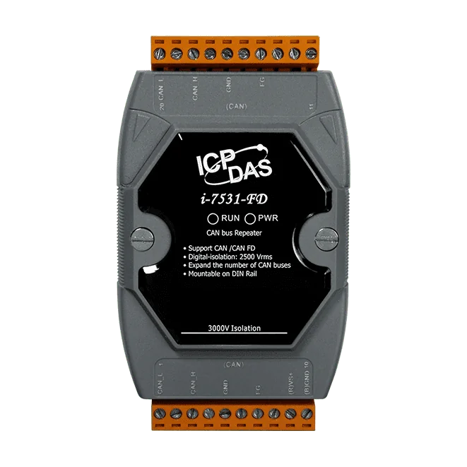 I-7531-FD-G Two-Port Isolated CAN / CAN FD Signal Repeater
