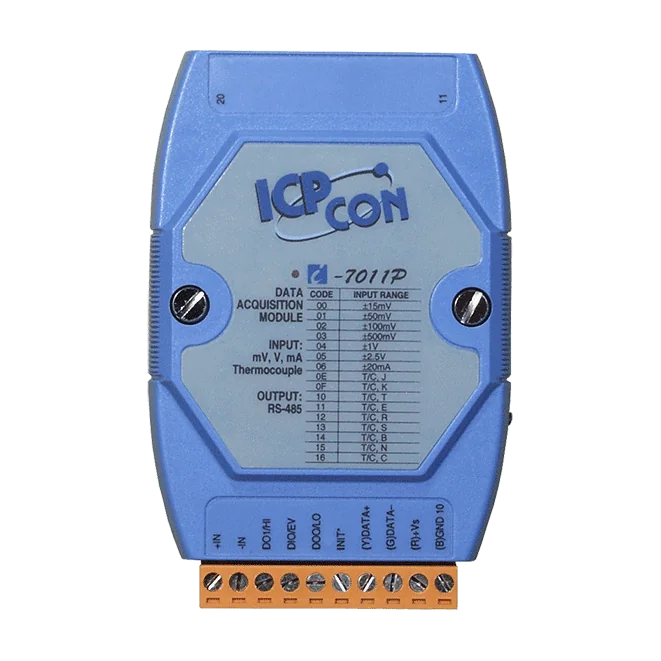 I-7011P Thermocouple Input Module, 1-ch Analog Input, DCON RS-485
