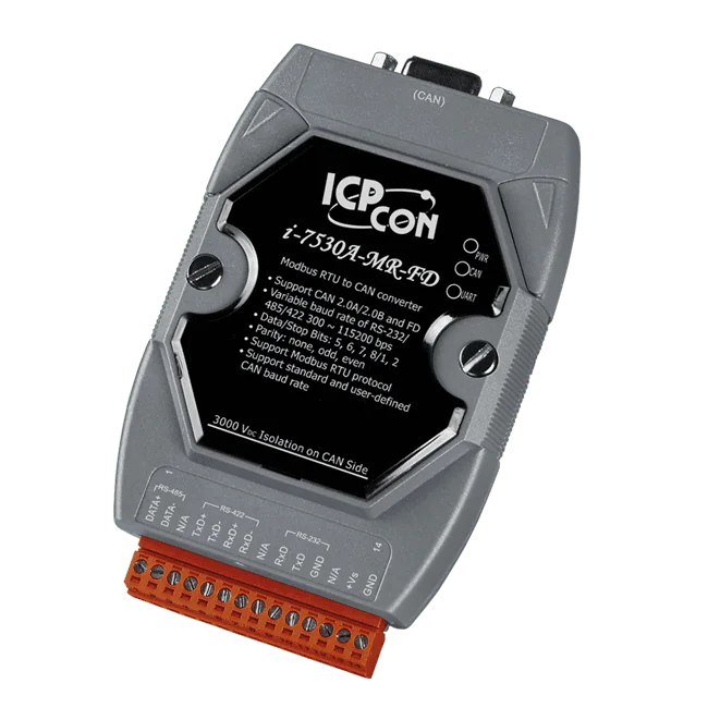 I-7530A-MR-FD-G Modbus RTU to CAN Converter