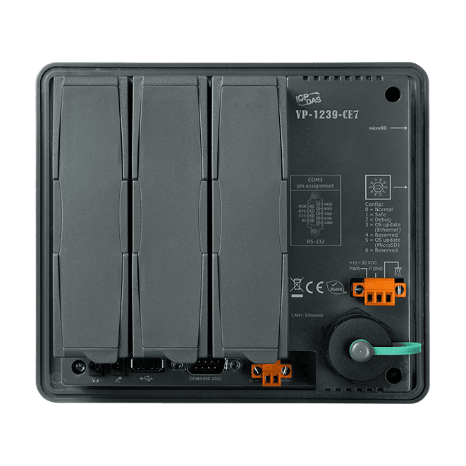 VP-1239-CE7-1500 ViewPAC 5.7-inch InduSoft PAC with 3 I/O Slots