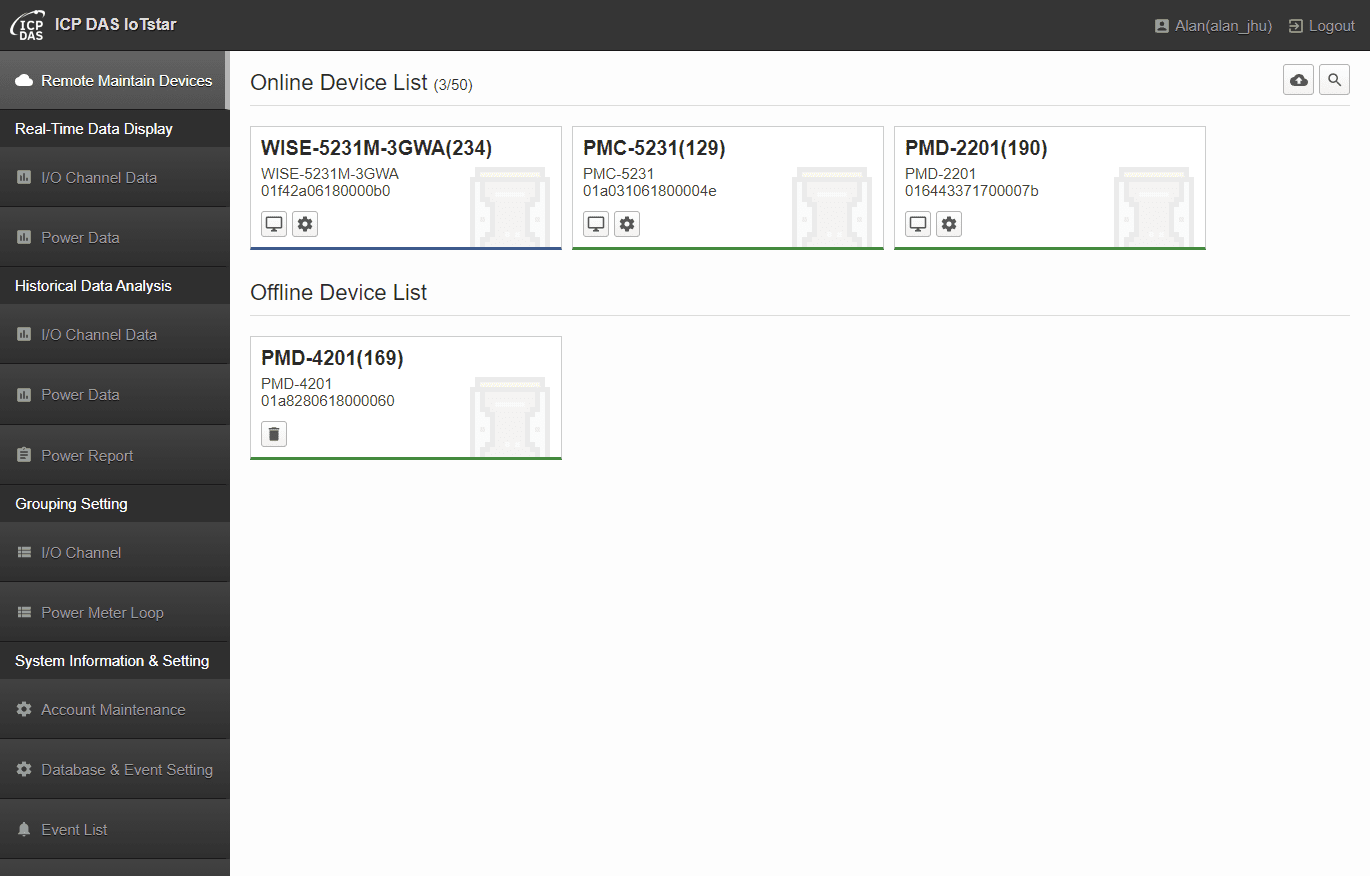 IoTstar Report Service-RC200