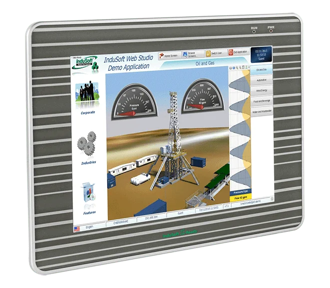 IWS-4201-CE7-1500 10.4" InduSoft ViewPAC HMI, WinCE 7.0, 1500-Tag Runtime