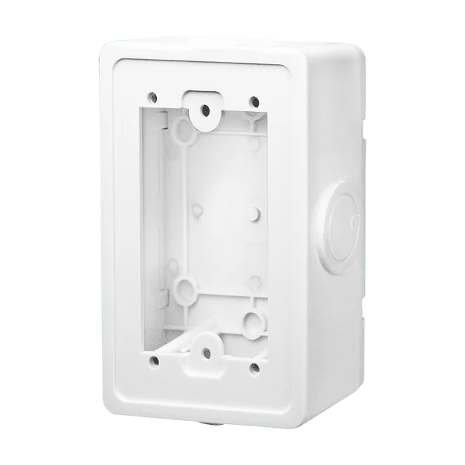 EWB-T28 2.8-inch External Wall Mounting Box, Plastic Housing