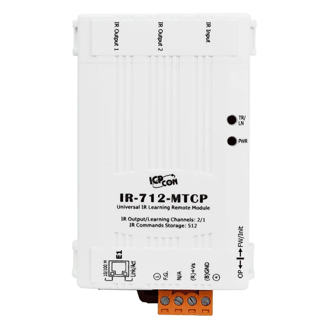 IR-712-MTCP-5 Universal IR Learning Module, Ethernet, 2 IR Outputs