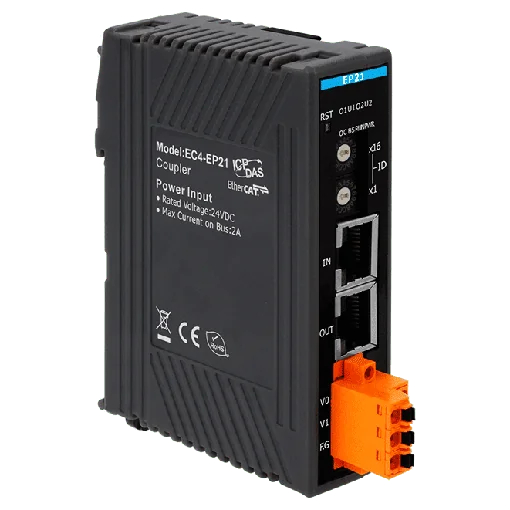 EC4-EP21 EtherCAT Coupler with ID Switch for Slim I/O Stations