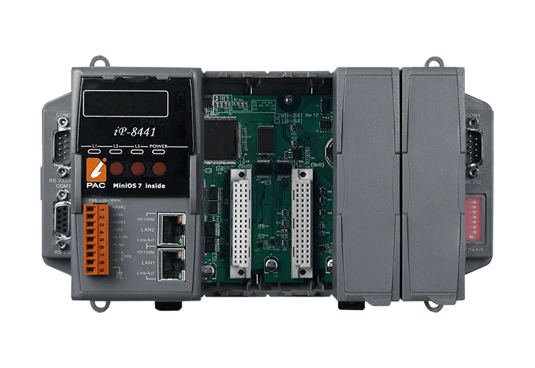 iP-8441 Ethernet PAC with MiniOS7, 80186-80 CPU and 4 Slots