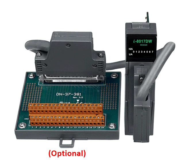 I-8017DW-G Analog Input Module, 8/16-ch, 14-bit, 100 kHz, DB37 Connector